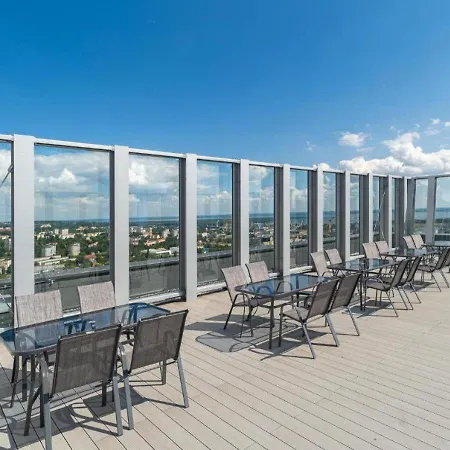 Hanza Tower Apartament Ag Sauna&Jacuzzi&Pool Szczecin Exterior photo